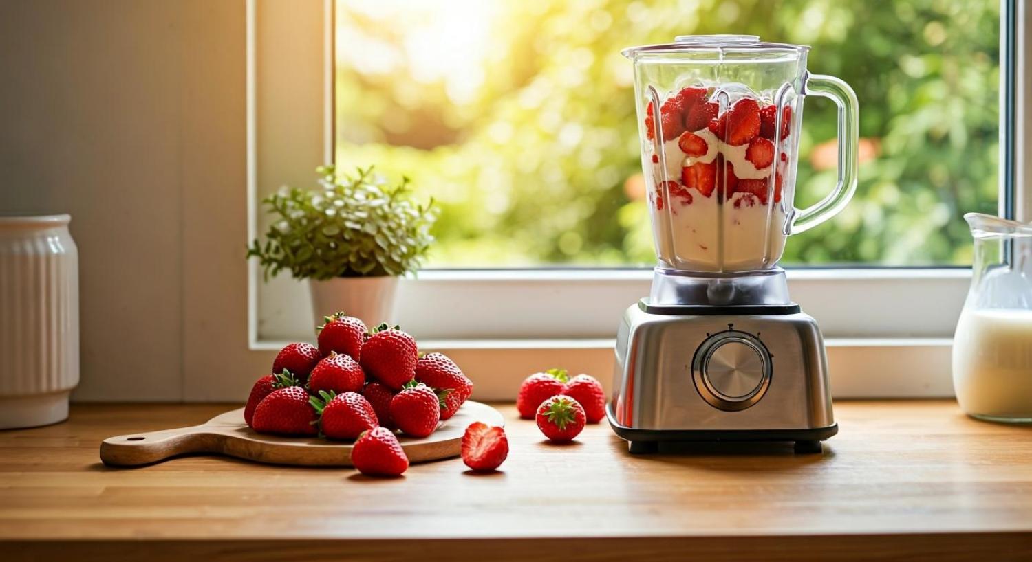 Comment préparer un milk-shake à la fraise maison en quelques minutes